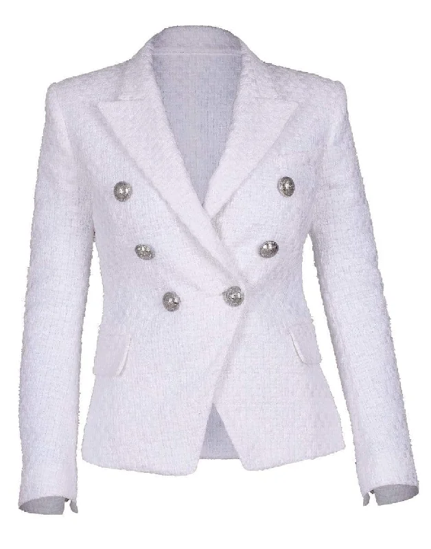 Blanc Six Button Tweed Jacket