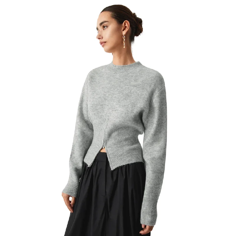 Women's Leisurely Pullover Waist Sweater