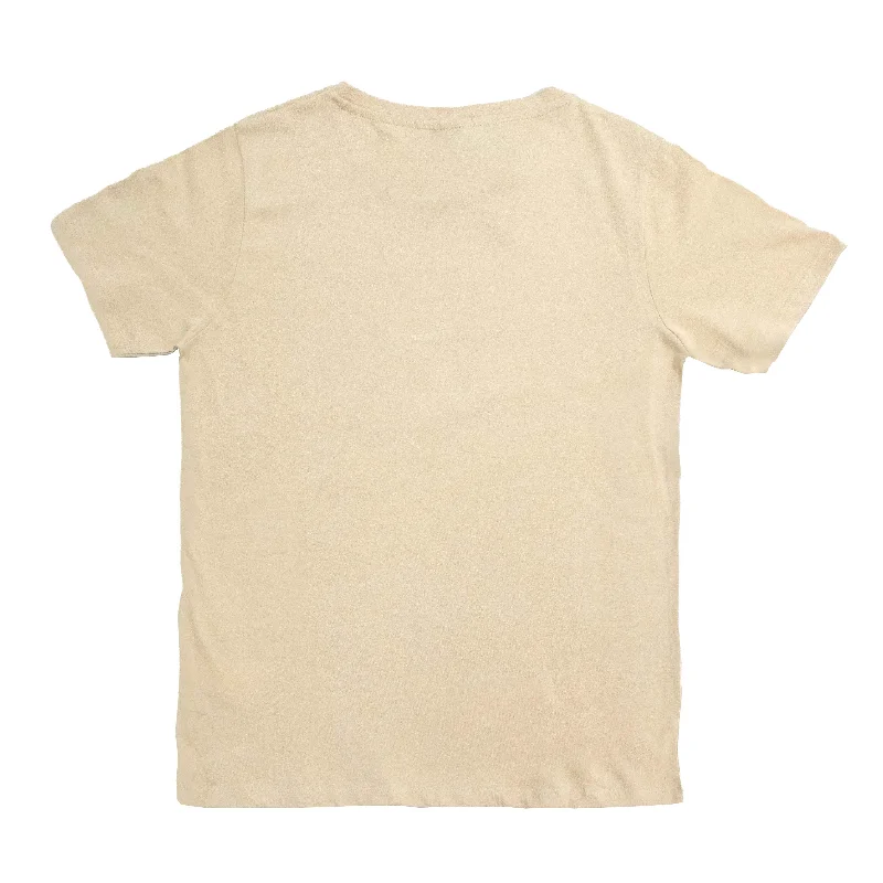 Beige Printed T Shirt