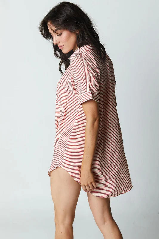 Breaker Dress // Americana Stripe