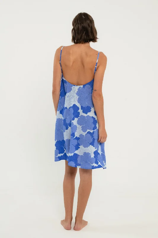 Carmel Dress // Blue Floral