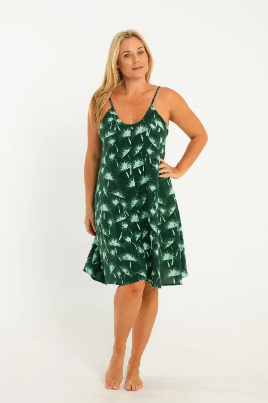 Carmel Dress // Teal Palms