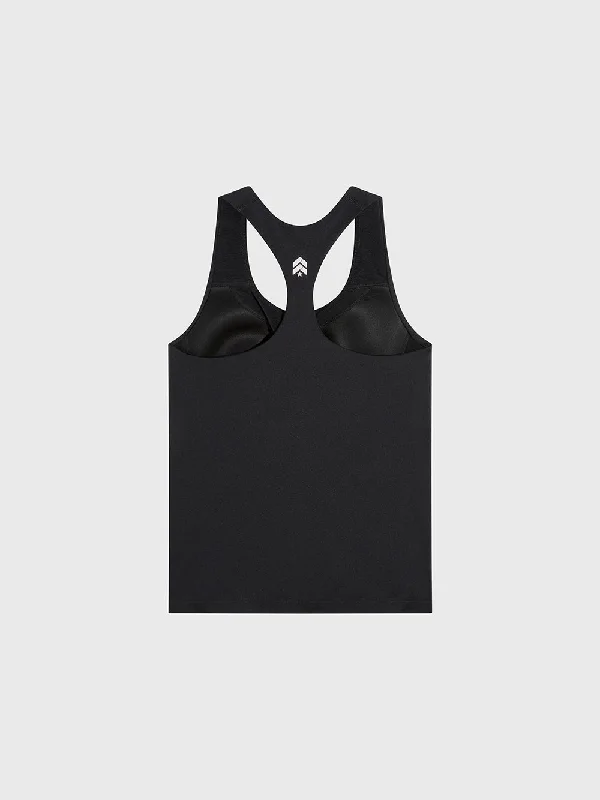 NIKE BLACK SWOOSH BRA TANK