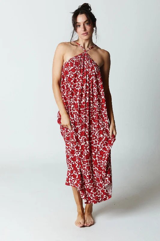 Petra Dress // Crimson Batik