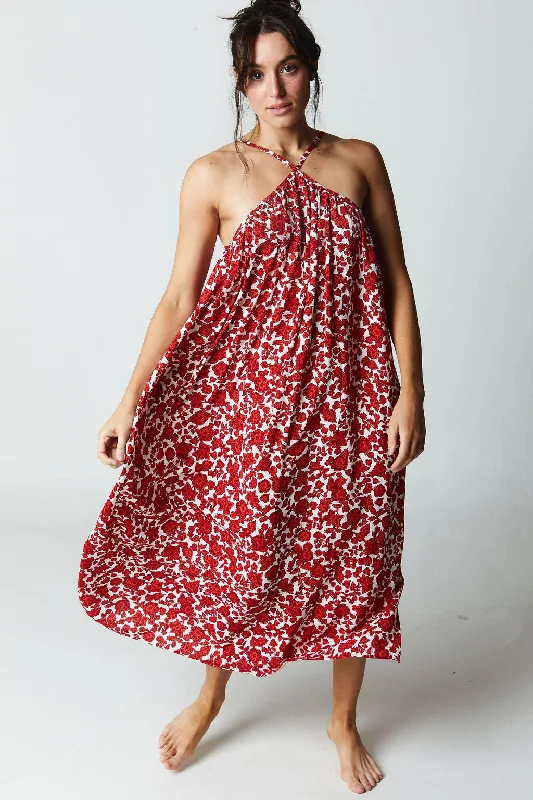 Petra Dress // Crimson Batik