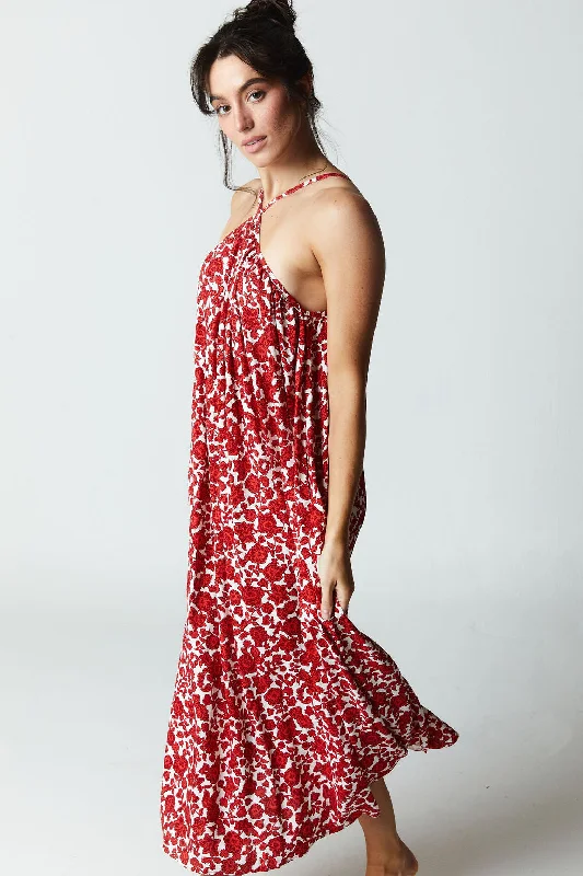 Petra Dress // Crimson Batik