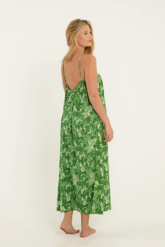 Petra Dress // Green Jungle