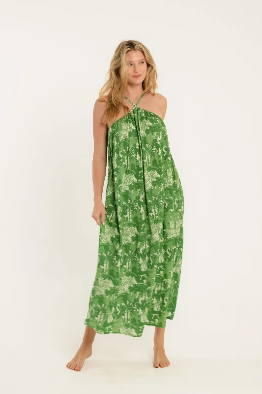 Petra Dress // Green Jungle