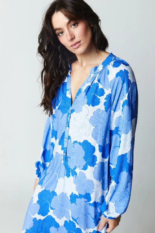 Siesta Dress // Blue Floral