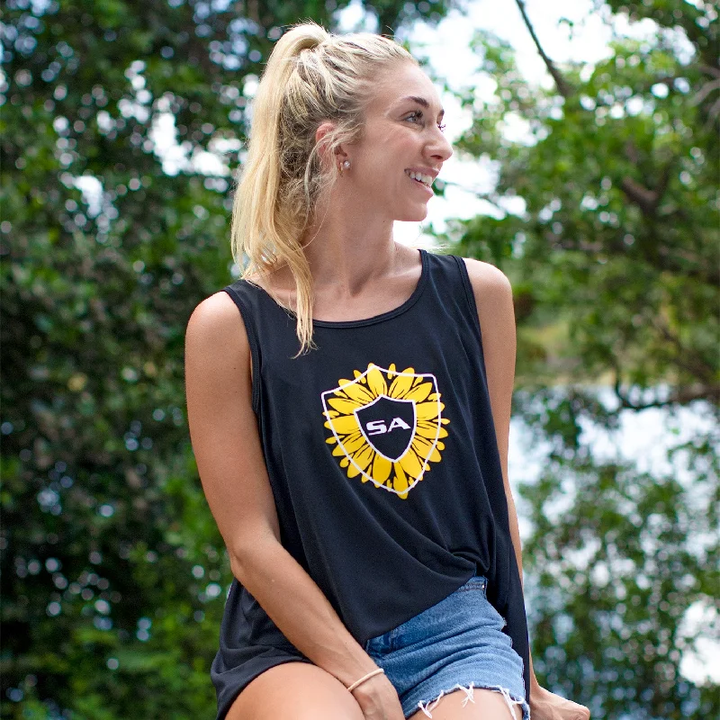 Tie Tank | Black | Sunflower