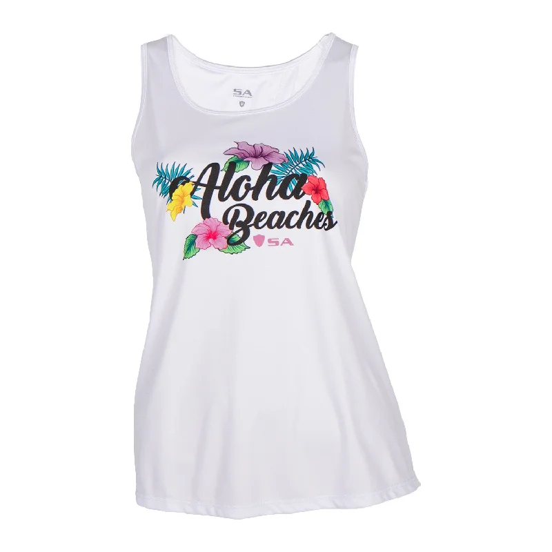 Tie Tank | White | Hawaiian