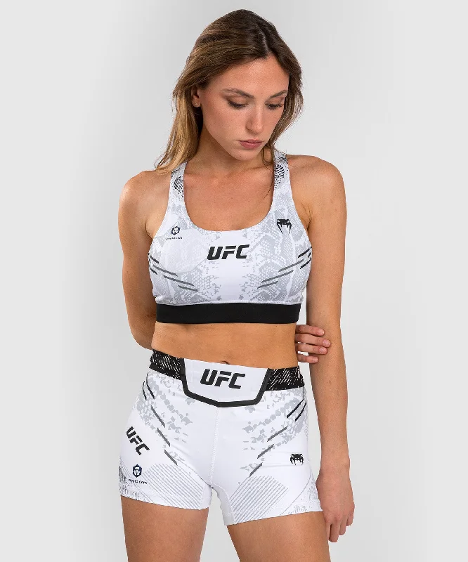 UFC Adrenaline by Venum Authentic Fight Night  Women’s Sports Bra - White