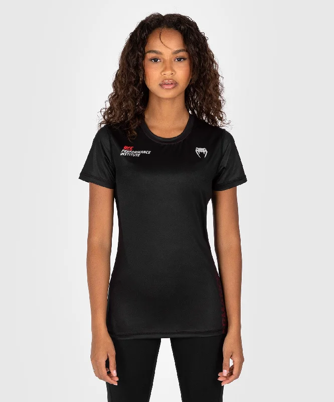 UFC Venum Performance Institute 2.0 Women’s Dry-Tech Shirt - Black/Red