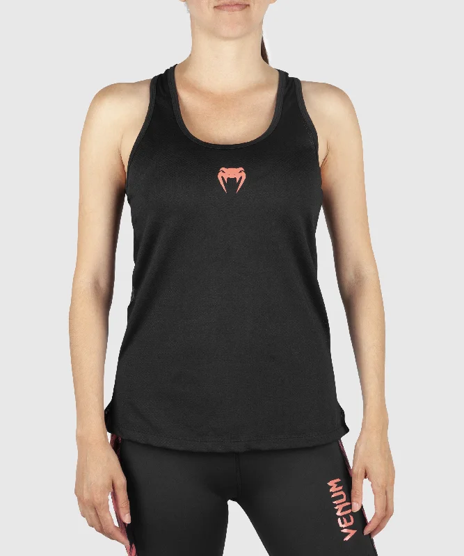 Venum Tecmo Tank Top - For Women - Black/Coral