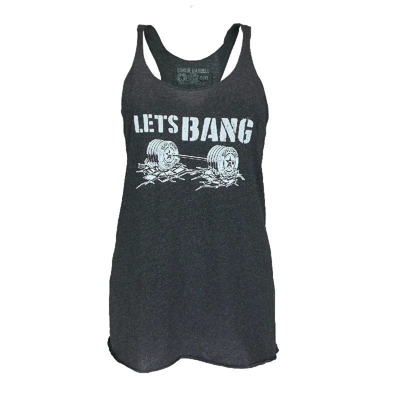 Women's Tank Top - Let's Bang - Vintage Black