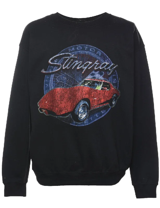 Motor Stingray Printed Sweatshirt - L