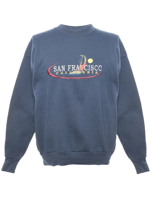 Navy San Fransico Sweatshirt - M