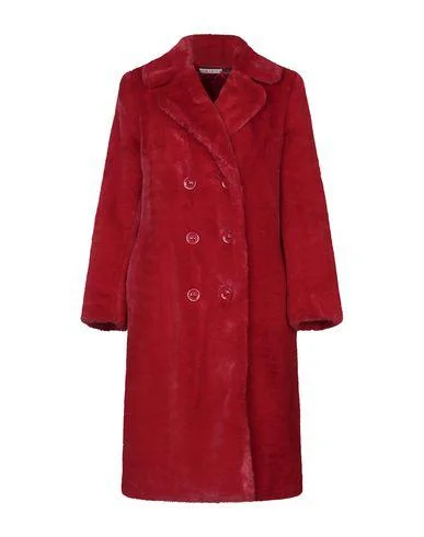 Alice + Olivia Women Faux fur Red S INT