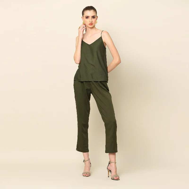 Modal Co-Ord Set | Olive