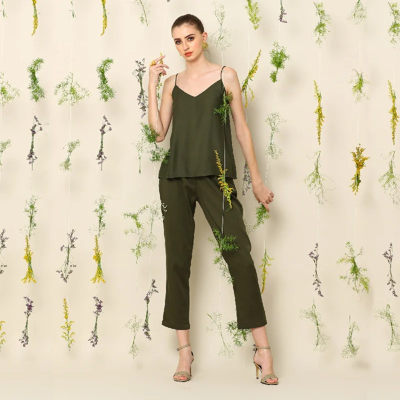 Modal Fabric | Slip Top | Olive