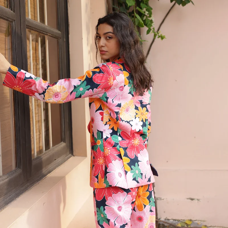 Organic Cotton Co Ord Set for Women | Floral Print | Multicolour