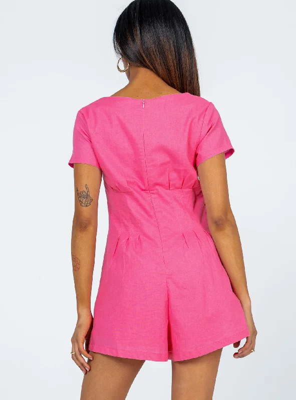 Adi Romper Pink