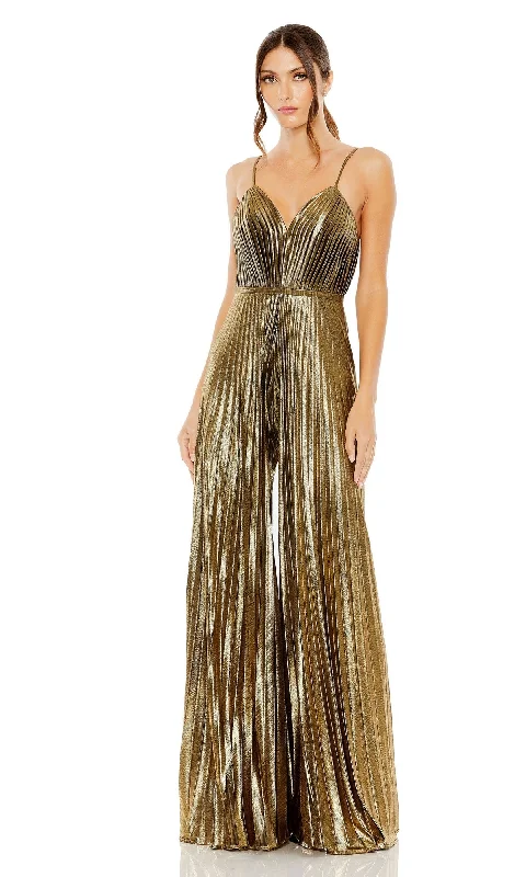 Gold Formal Jumpsuit 27143 by Mac Duggal