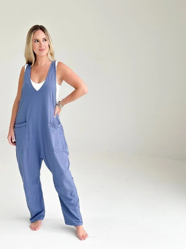 Downtown Spunk Jumpsuit - Denim