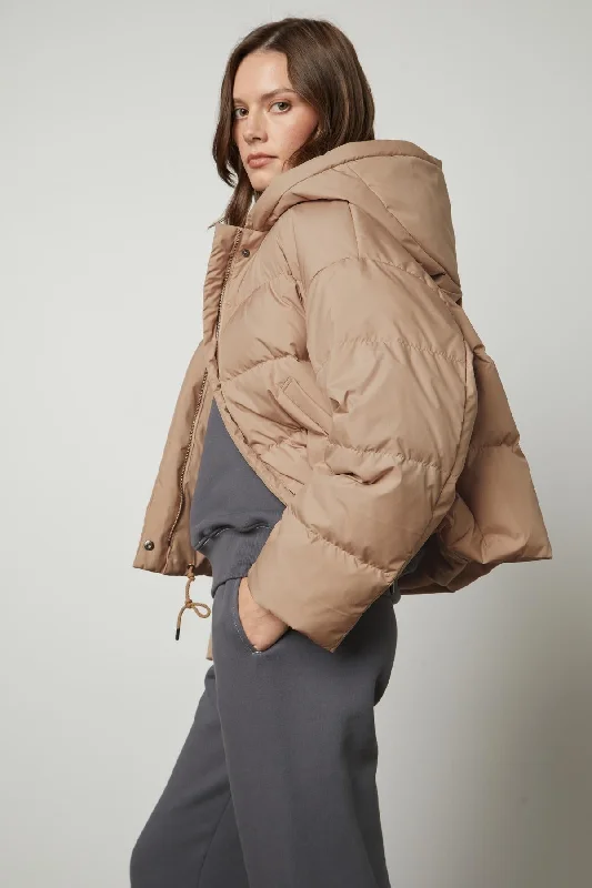 RAYLIN CROPPED PUFFER JACKET