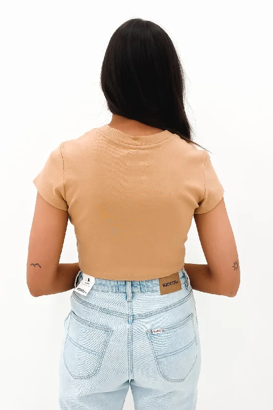 a-90s-crop-tee-tan-beige-cream