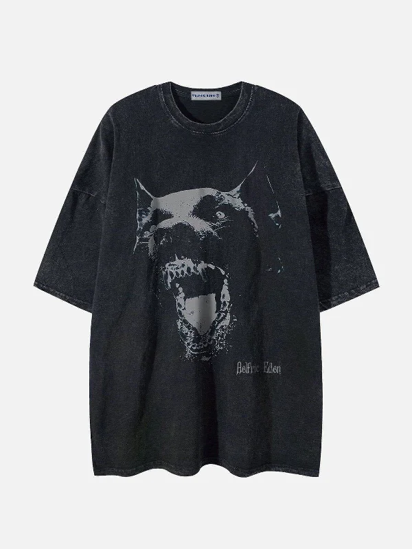 Aelfric Eden Cerberus Graphic Washed Tee