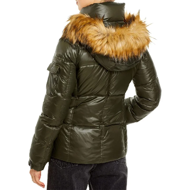 allie-womens-faux-fur-trim-hooded-puffer-coat