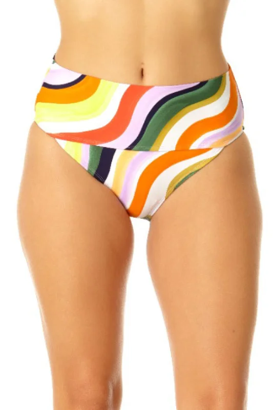 Anne Cole - Women's Banded Mid Rise Bikini Swim Bottom