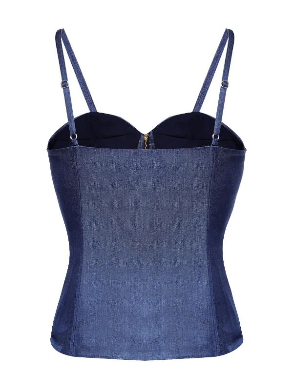 blue-spaghetti-strap-zipper-top-with-belt