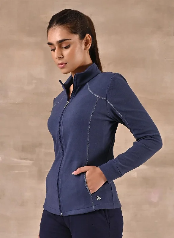 blue-woolen-zip-front-high-neck-jacket