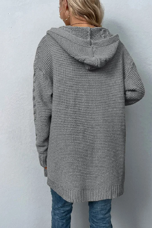 cable-knit-dropped-shoulder-hooded-cardigan