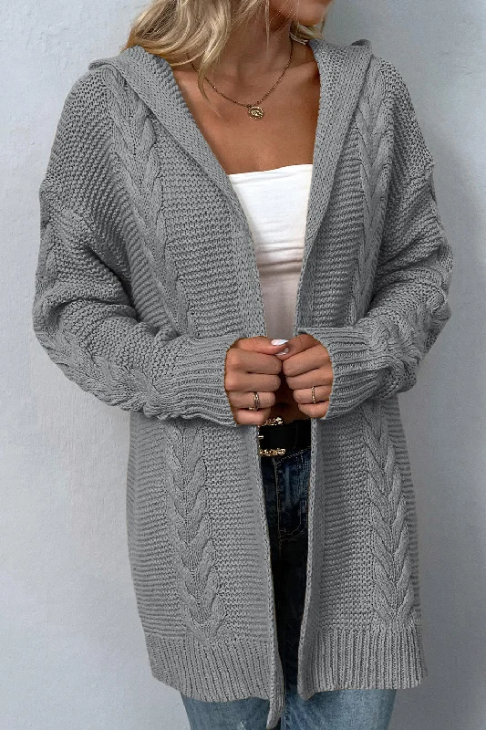 cable-knit-dropped-shoulder-hooded-cardigan