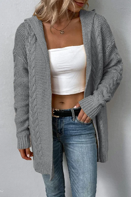 cable-knit-dropped-shoulder-hooded-cardigan