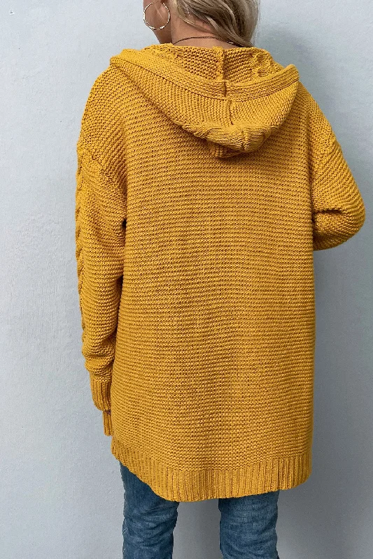 cable-knit-dropped-shoulder-hooded-cardigan