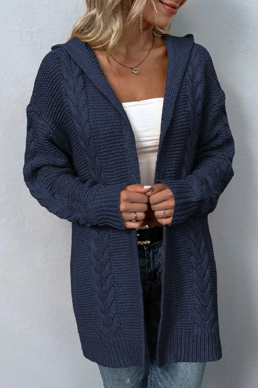 cable-knit-dropped-shoulder-hooded-cardigan