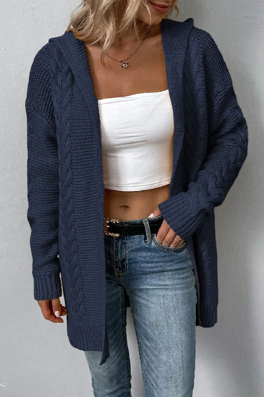 cable-knit-dropped-shoulder-hooded-cardigan