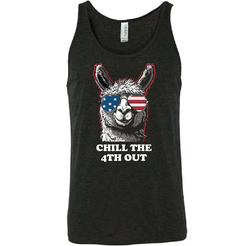 chill-the-4th-out-llama-shirt-unisex