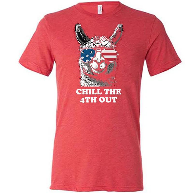 chill-the-4th-out-llama-shirt-unisex