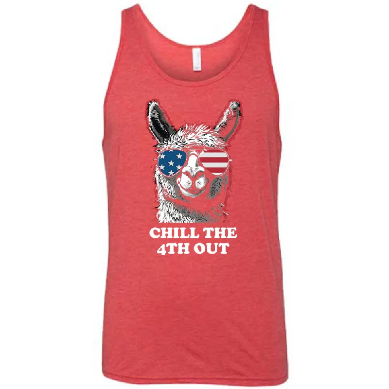 chill-the-4th-out-llama-shirt-unisex