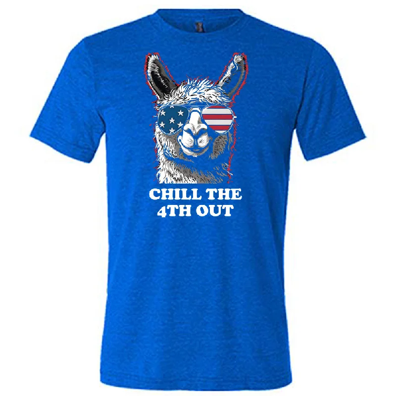 chill-the-4th-out-llama-shirt-unisex