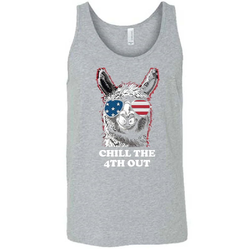 chill-the-4th-out-llama-shirt-unisex