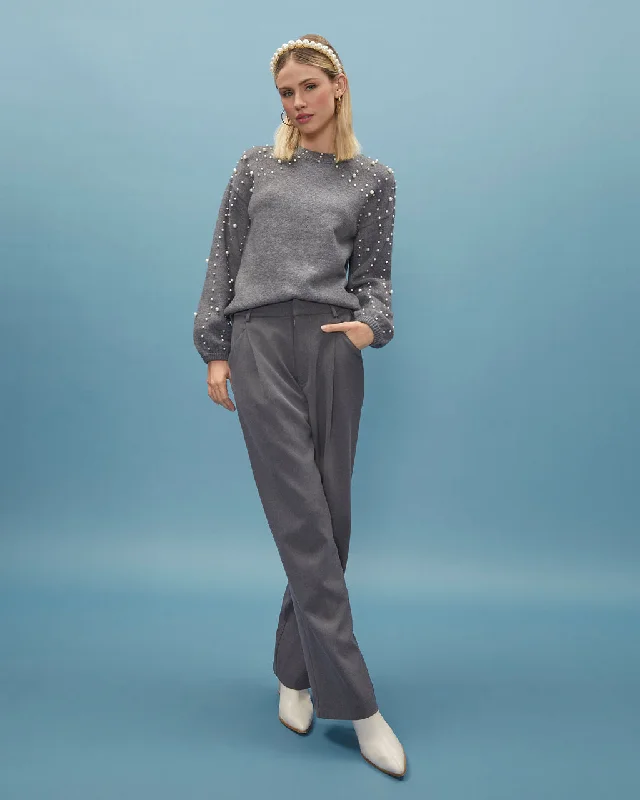 claudette-pearl-embellished-knit-sweater-heather-grey