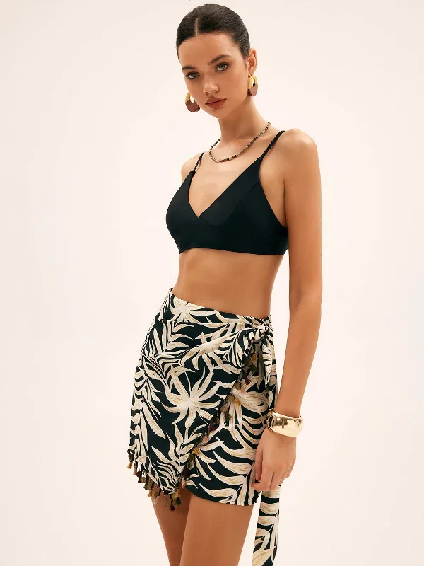 coconut-grove-print-tassel-trim-mini-skirt