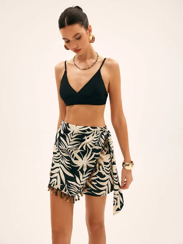 coconut-grove-print-tassel-trim-mini-skirt