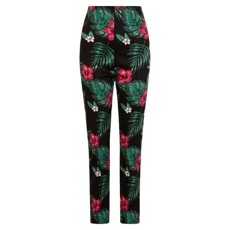 collectif-black-floral-tropical-trousers